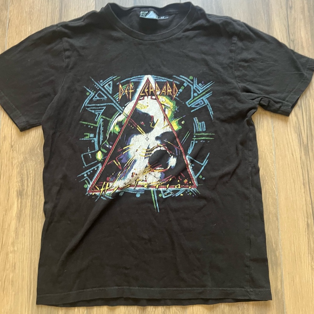 Def Leppard “Hysteria' - Concert Merch Tee Small